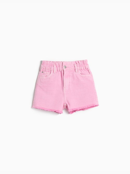 Pantaloncini paperbag in denim, MO Fashion - Kiabi