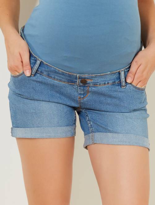 Pantaloncini premaman denim - doble stone - Kiabi - 19.00€