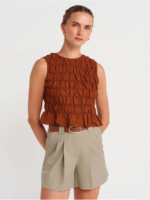 Pantaloncini sartoriali a vita alta da donna dilvin - Kiabi Pantaloncini sartoriali a vita alta da donna dilvin - Kiabi