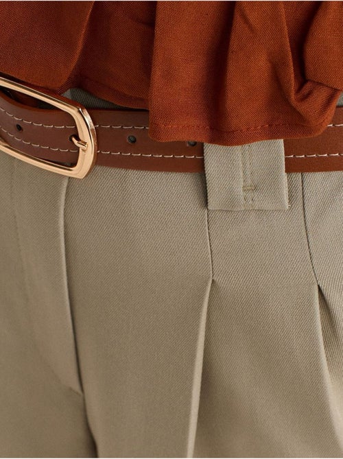 Pantaloncini sartoriali a vita alta da donna dilvin - Kiabi Pantaloncini sartoriali a vita alta da donna dilvin - Kiabi