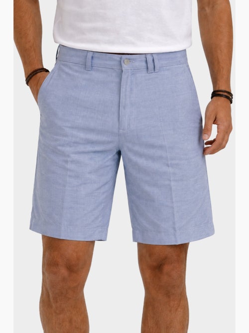 Pantaloncini semplici in cotone, lino e poliestere - Kiabi Pantaloncini semplici in cotone, lino e poliestere - Kiabi