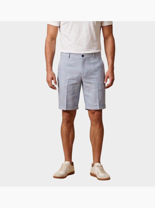Pantaloncini semplici in cotone, lino e poliestere - Kiabi Pantaloncini semplici in cotone, lino e poliestere - Kiabi