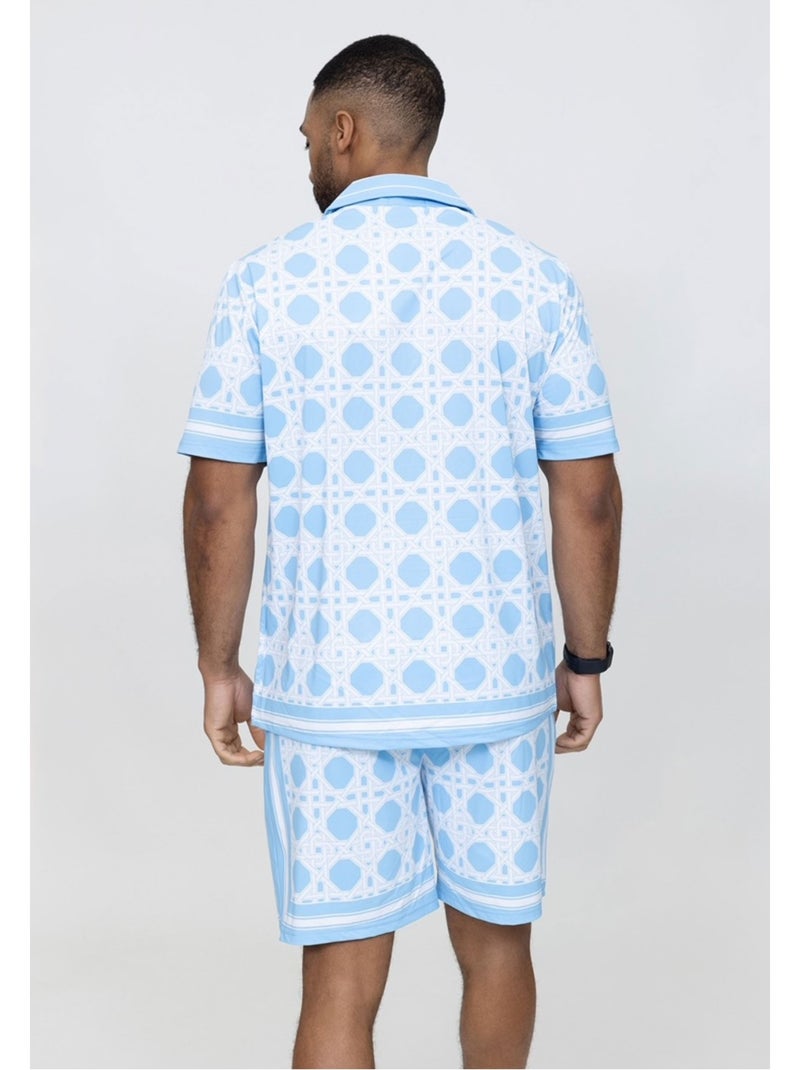 Pantaloncini, set di camicie Kebello Blu cielo - Kiabi