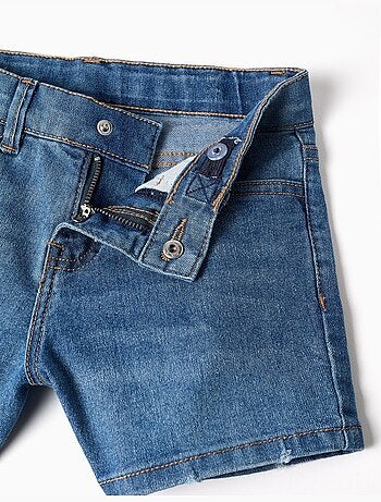 Pantaloncini slim in jeans con cinque tasche