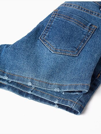 Pantaloncini slim in jeans con cinque tasche