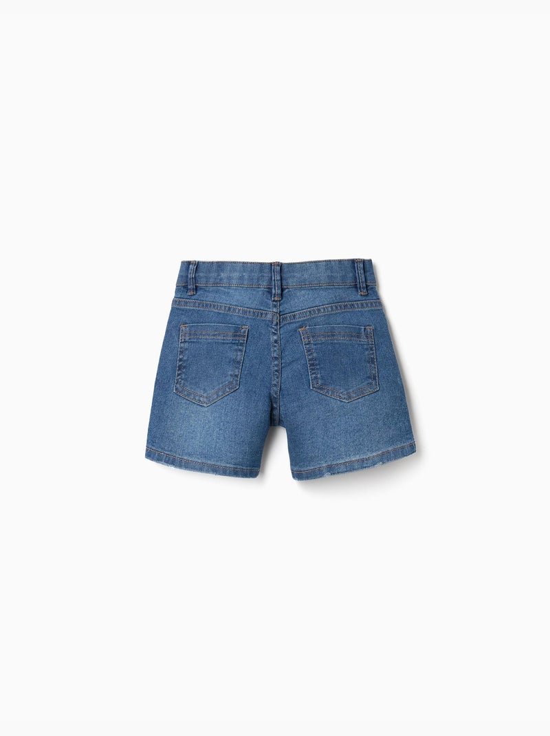 Pantaloncini slim in jeans con cinque tasche Blu Blu - Kiabi