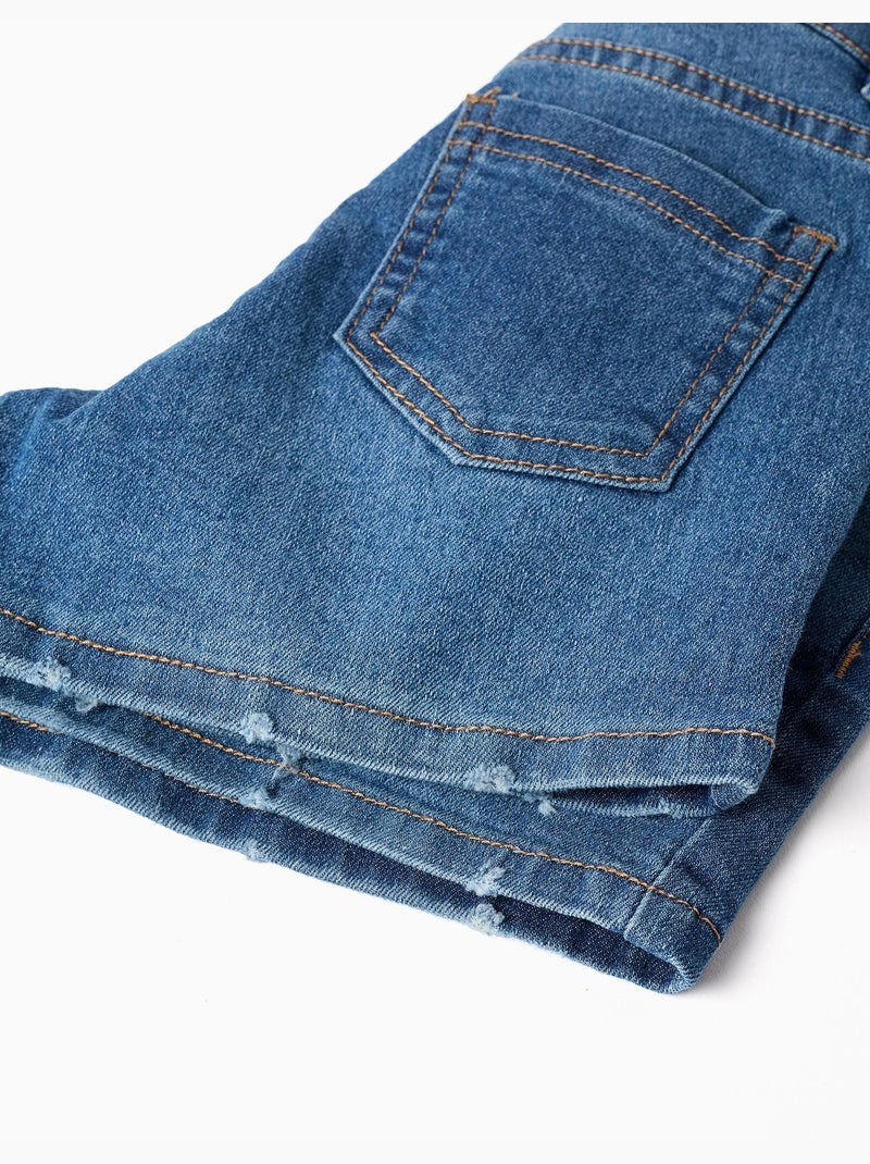 Pantaloncini slim in jeans con cinque tasche Blu Blu - Kiabi
