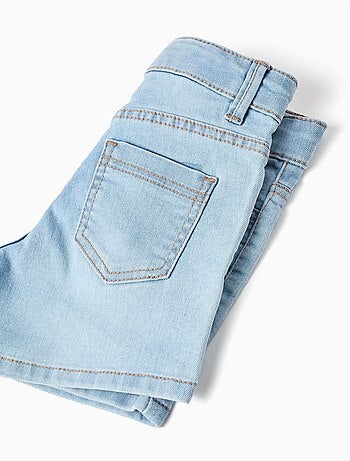 Pantaloncini slim in jeans con cinque tasche