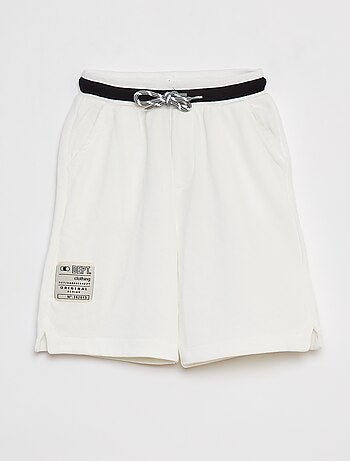 Pantaloncini sportivi con vita a contrasto