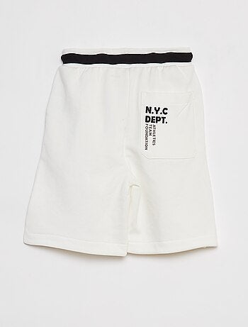 Pantaloncini sportivi con vita a contrasto