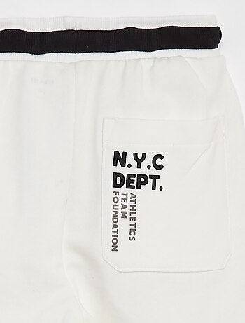 Pantaloncini sportivi con vita a contrasto