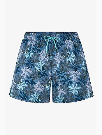 Pantaloncini uomo calm con motivo fiori e mare penti