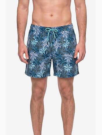 Pantaloncini uomo calm con motivo fiori e mare penti