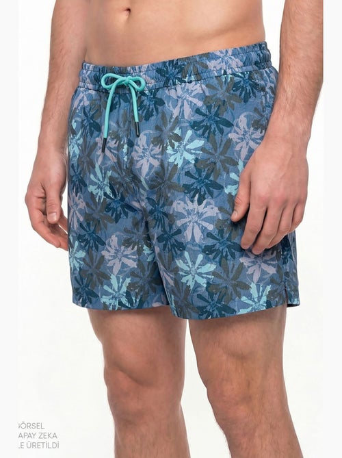 Pantaloncini uomo calm con motivo fiori e mare penti - Kiabi Pantaloncini uomo calm con motivo fiori e mare penti - Kiabi