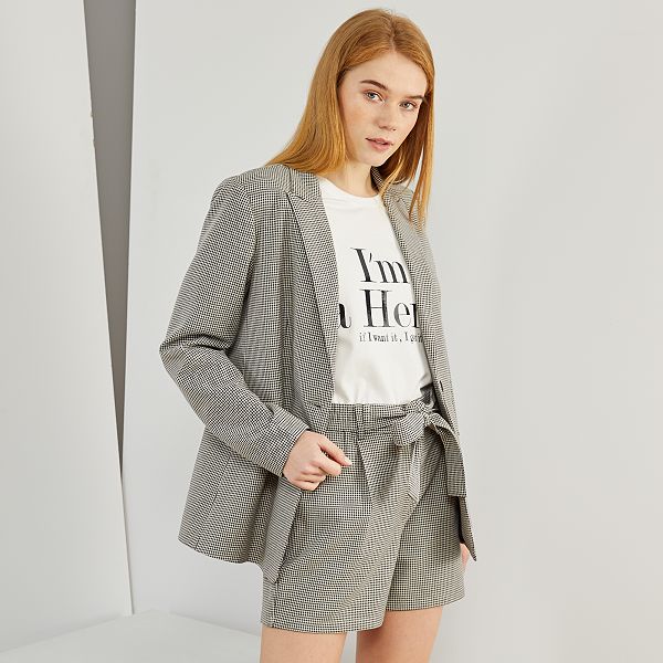 pantaloncini morbidi a vita alta