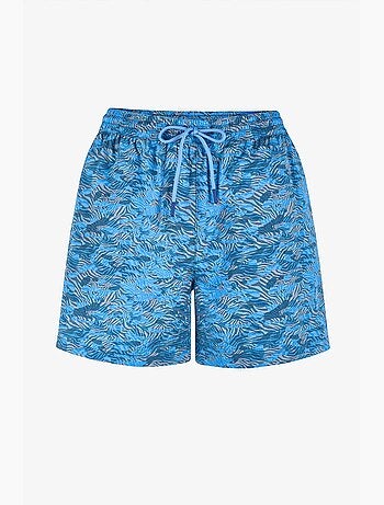 Pantaloncino da bagno uomo con cintura e stampa camouflage zebra profonda penti
