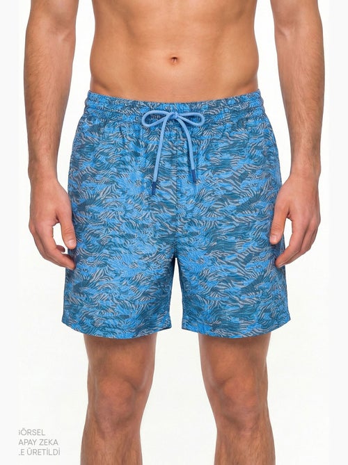 Pantaloncino da bagno uomo con cintura e stampa camouflage zebra profonda penti - Kiabi Pantaloncino da bagno uomo con cintura e stampa camouflage zebra profonda penti - Kiabi