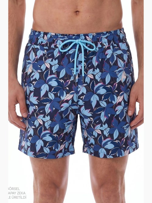 Pantaloncino da bagno uomo surf view con stampa foglie penti - Kiabi Pantaloncino da bagno uomo surf view con stampa foglie penti - Kiabi