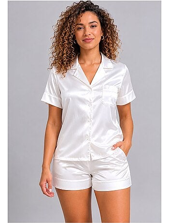 Pantaloncino in raso fluido Kebello