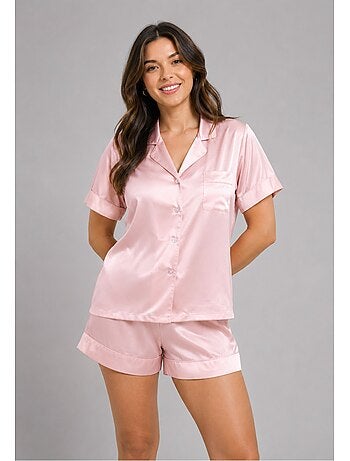 Pantaloncino in raso fluido Kebello