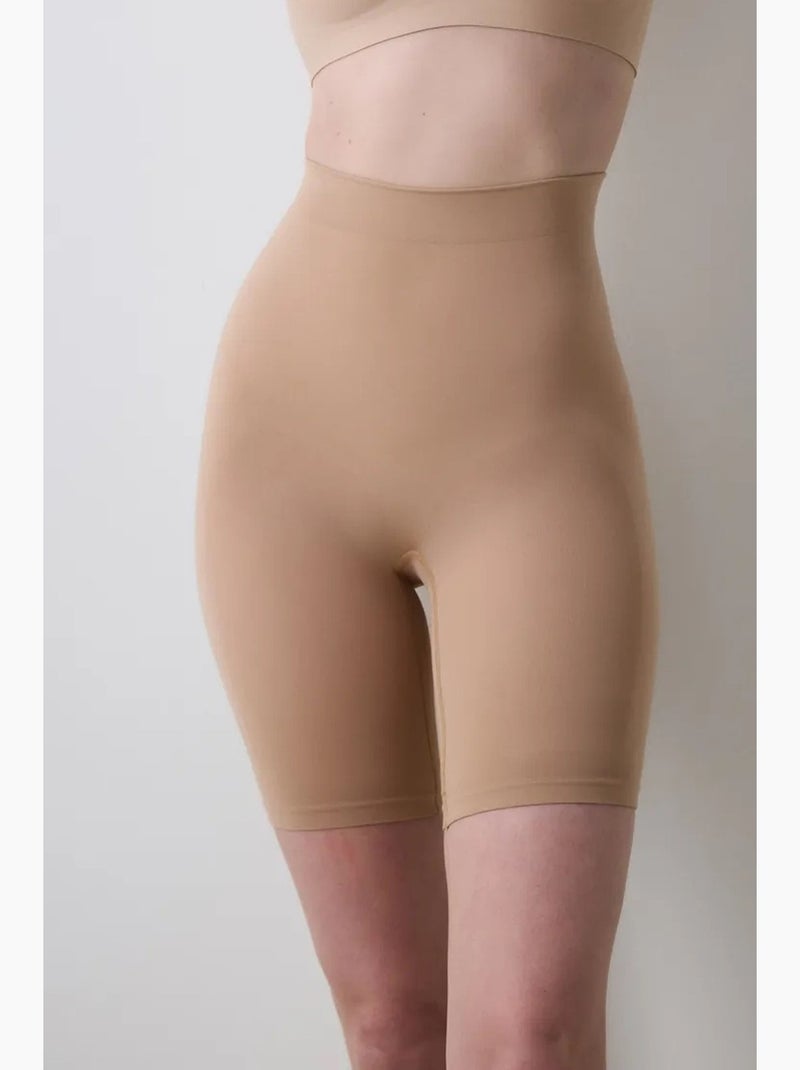 Pantaloncino modellante push-up senza cuciture penti Grège - Kiabi
