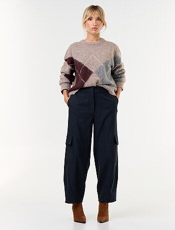 Pantalone a gamba barrel