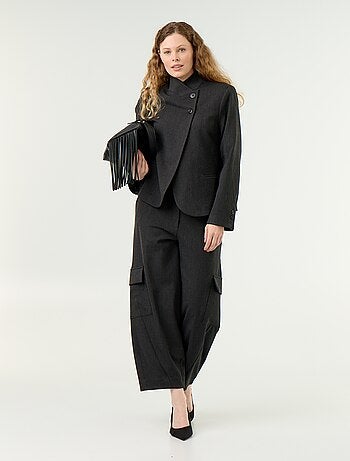 Pantalone a gamba barrel