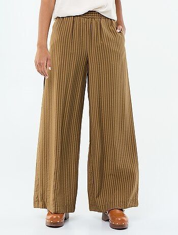 Pantalone a gamba larga con 2 tasche