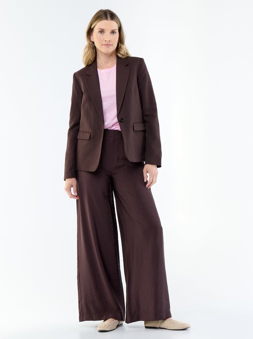 Pantalone a gamba larga con 2 tasche - Kiabi Pantalone a gamba larga con 2 tasche - Kiabi