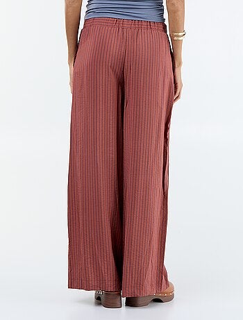 Pantalone a gamba larga con 2 tasche