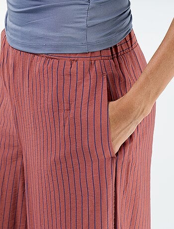 Pantalone a gamba larga con 2 tasche