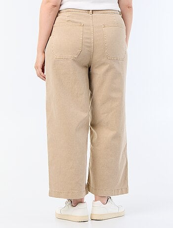 Pantalone a gamba larga / wide leg vita standard