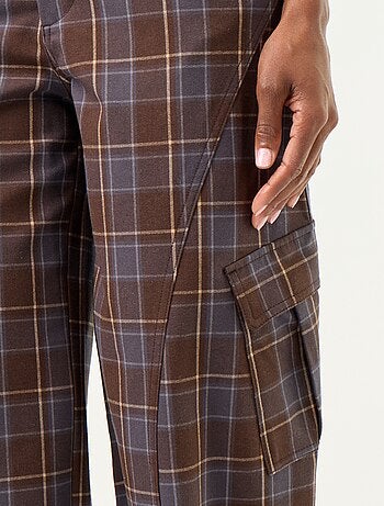 Pantalone a palloncino a quadri
