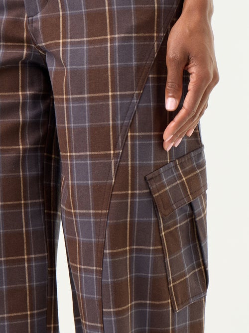 Pantalone a palloncino a quadri - Kiabi Pantalone a palloncino a quadri - Kiabi