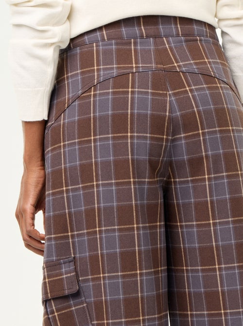 Pantalone a palloncino a quadri - Kiabi Pantalone a palloncino a quadri - Kiabi