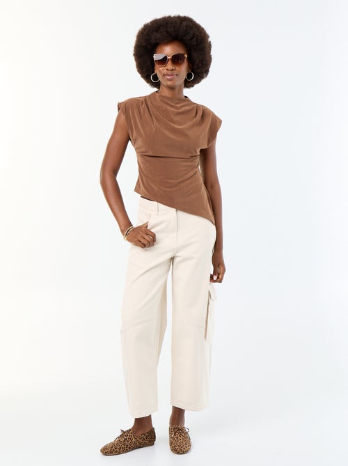 Pantalone a palloncino con tasca con patta - Kiabi