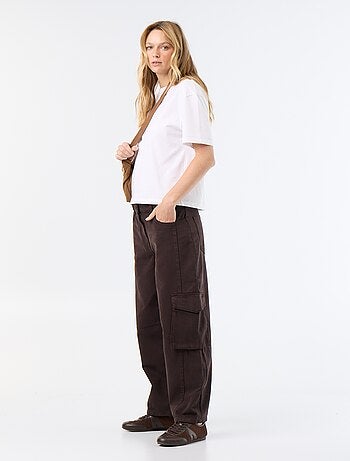 Pantalone a palloncino con tasca con patta