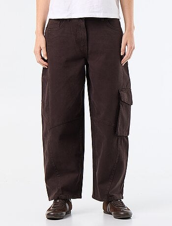 Pantalone a palloncino con tasca con patta