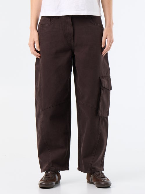 Pantalone a palloncino con tasca con patta - Kiabi