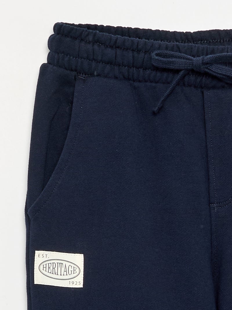 Pantalone a palloncino in felpa non garzata Blu - Kiabi