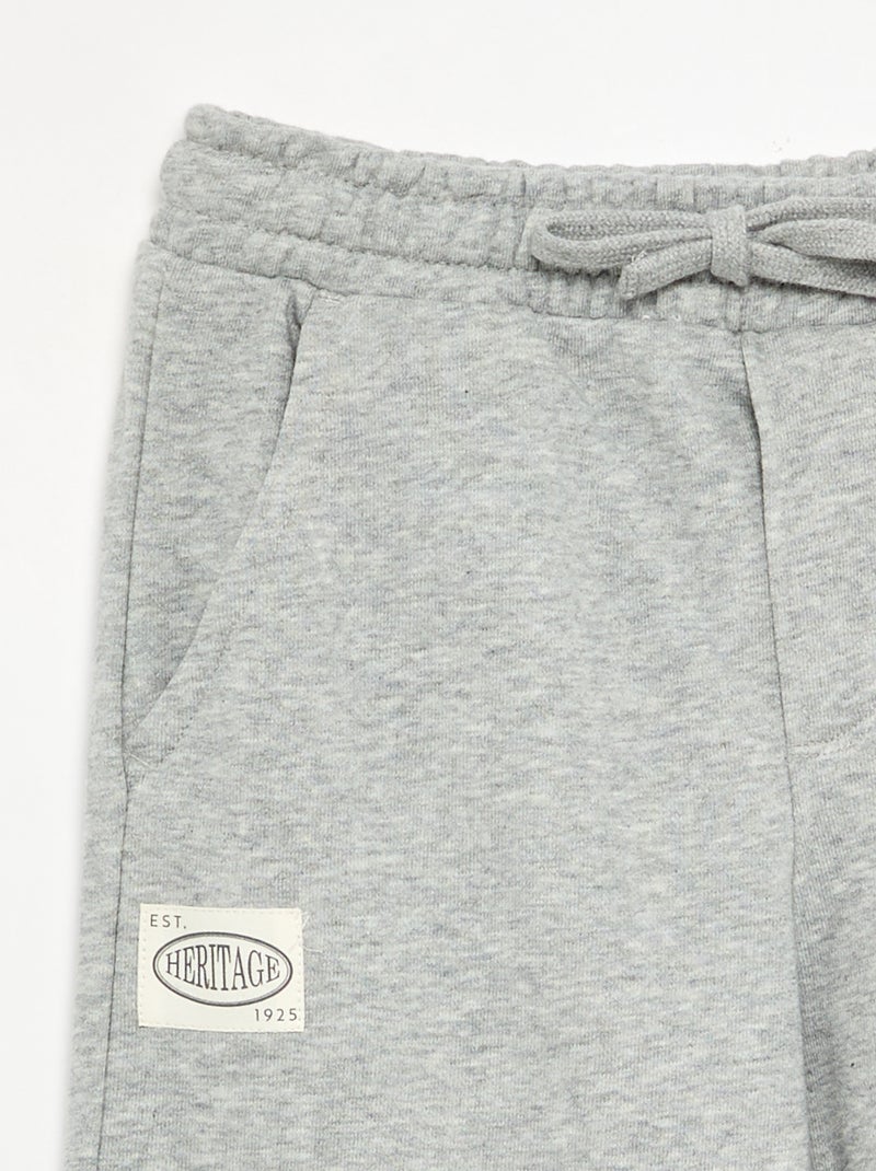 Pantalone a palloncino in felpa non garzata Grigio - Kiabi