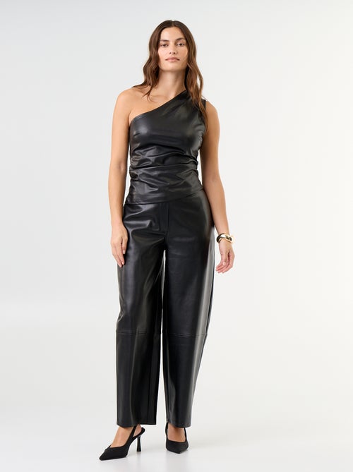 Pantalone a palloncino in similpelle - Kiabi Pantalone a palloncino in similpelle - Kiabi