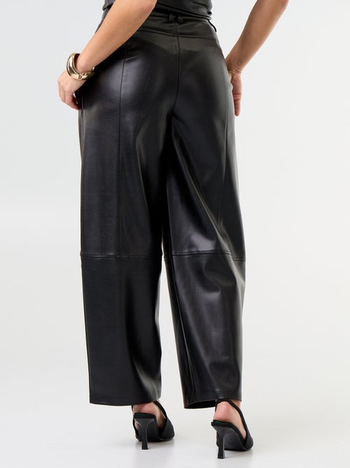 Pantalone a palloncino in similpelle - Kiabi Pantalone a palloncino in similpelle - Kiabi