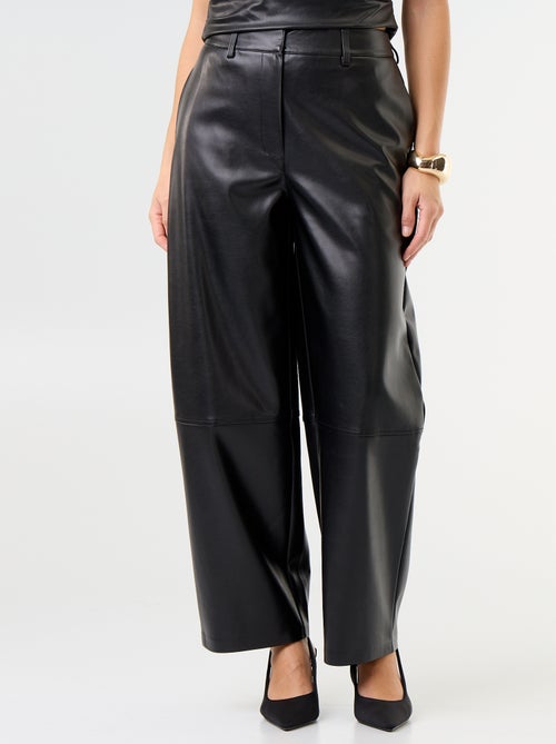 Pantalone a palloncino in similpelle - Kiabi Pantalone a palloncino in similpelle - Kiabi