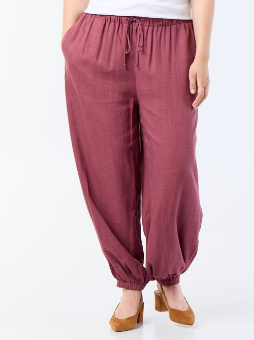 Pantalone a palloncino tinta unita - Kiabi Pantalone a palloncino tinta unita - Kiabi