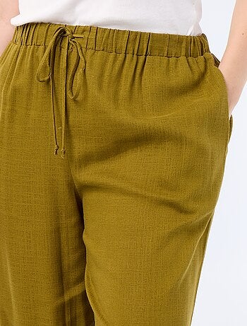 Pantalone a palloncino tinta unita
