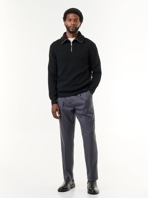 Pantalone a quadri dal taglio affusolato - Kiabi Pantalone a quadri dal taglio affusolato - Kiabi