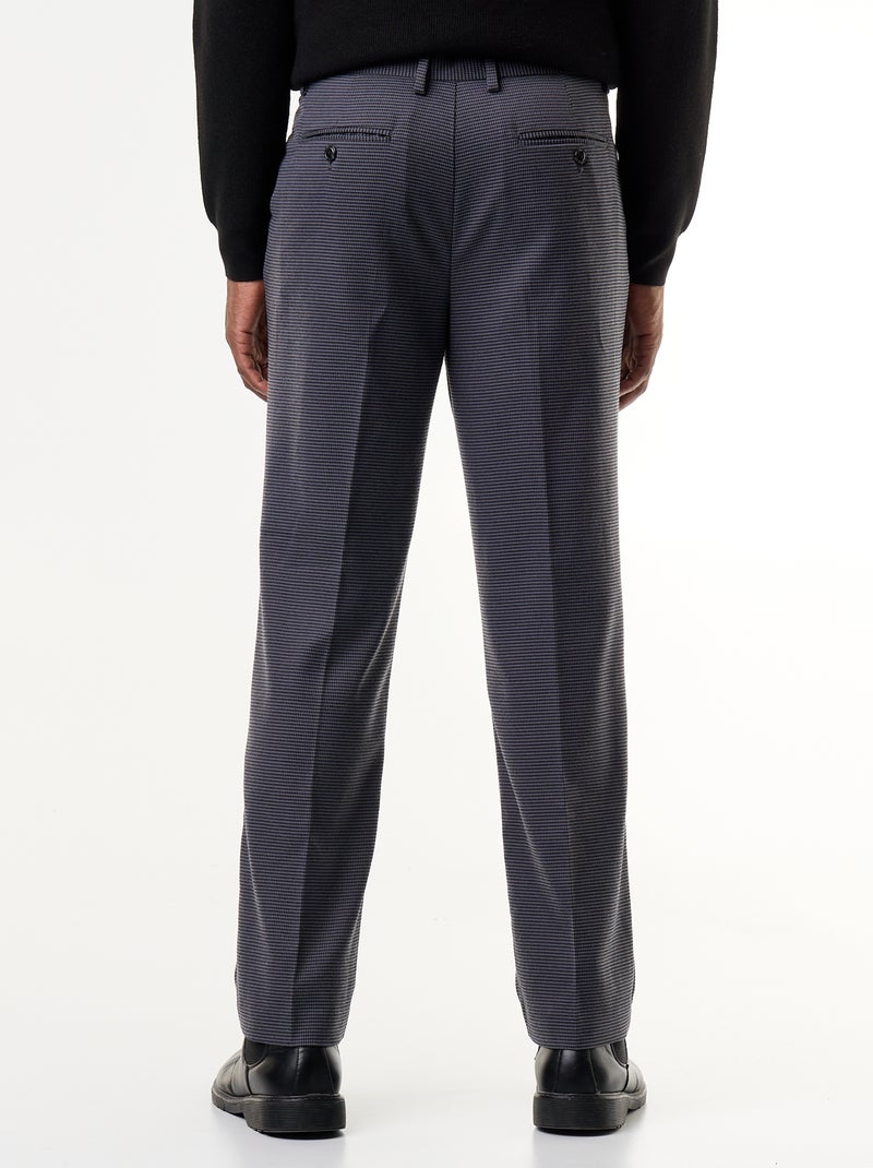 Pantalone a quadri dal taglio affusolato Grigio - Kiabi