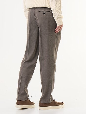 Pantalone a quadri dal taglio affusolato