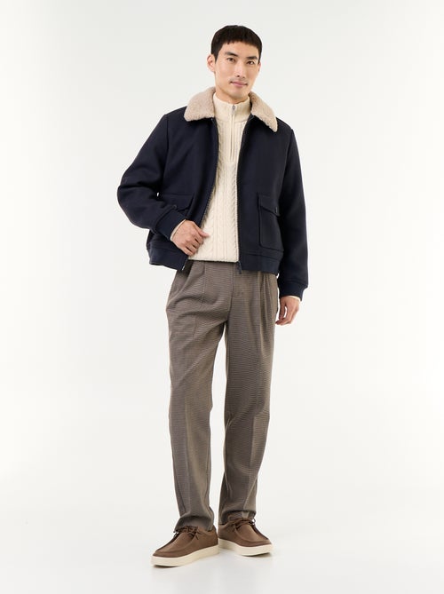 Pantalone a quadri dal taglio affusolato - Kiabi Pantalone a quadri dal taglio affusolato - Kiabi